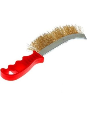 Mikasso Bay-Tec Plastik Saplı Tel Fırça Pas Boya Metal Sökücü Temizleme