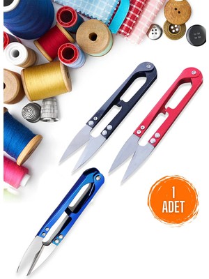 Mikasso Tekstil Makası Ilik Açma Kumaş Kesme Makası Pratik Çok Amaçlı Dikiş Nakış Iplik Aleti Terzi Aksesuar