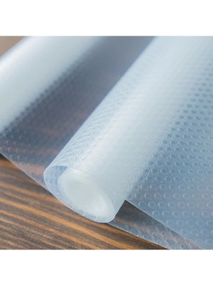 Mikasso 45*5 mt Kaymaz Kaydırmaz Raf Dolap Örtüsü Çok Amaçlı Çekmece Raf Dolap Örtüsü Plastik Turuncu Tr