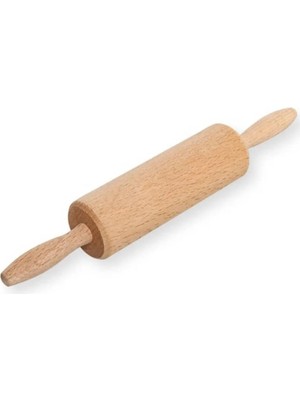 Mikasso Kayın Ağacı Mini Merdane 22 cm Ahşap