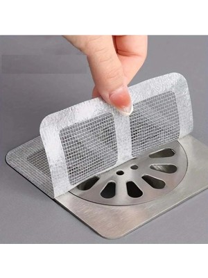 Mikasso 20 Adet Yapışkanlı Banyo Gider Koruyucu Saç Toplayıcı – Gider Böcek Koruyucu Gider Süzgeci