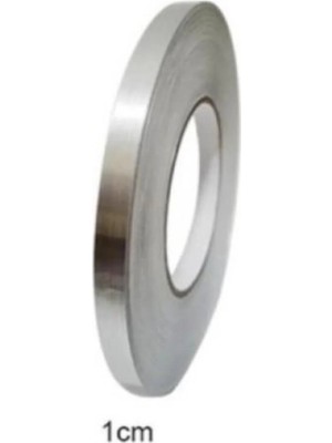 Mikasso 50 Metre 1 cm Gri Fayans Arası Derz Yapışkanlı Şerit Dekoratif Bant Karo Zemin ve Duvar Band Gri