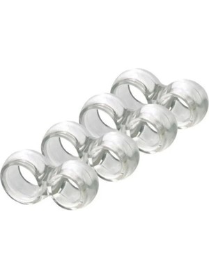 Mikasso 4 Adet Kapı Kolu Pencere Stoperi Kapı Arkası Duvar Koruyucu Tampon Silikon Stoper Şeffaf