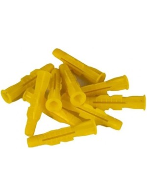 Mikasso 8'lik Sarı Roket Dübel 500'LÜ Paket - 8 mm Plastik Duvar Dübel