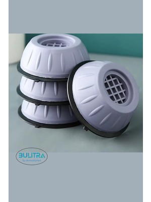 Mikasso Çamaşır Makinesi Titreşim Engelleyici Stoper Gri 4 Lü Set Gri