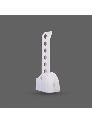 Mikasso Pratik Çözüm Düzen Sağlayan Portatif Kendinden Yapışkanlı Askı Plastik Beyaz Tr