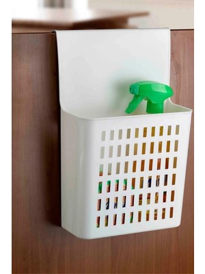 Mikasso Asılabilir Dolap Düzenleyici Sepet GND-545-2 Plastik Beyaz