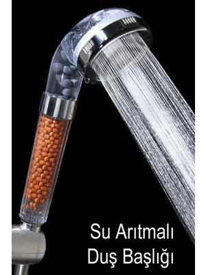 Mikasso Su Arıtmalı Duş Başlığı Duşakabin Su Arıtıcı Başlık Kokulu Tasarruflu ve Arıtmalı Banyo Duş Başlığı