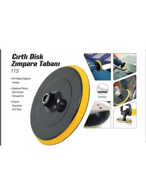 Mikasso Cırt Disk Zımpara Tabanı 115 mm