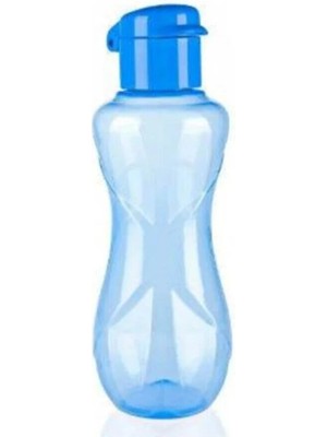 Mikasso 2 Adet Plastik Su Şişesi Su Matarası Çok Amaçlı Suluk 750ML Kapasiteli Turuncu Plastik