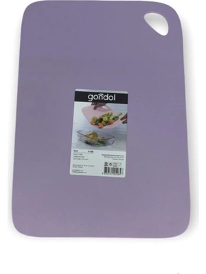 Mikasso Kesim Tahtası Esnek 245MMX346MMX26MM Plastik Mor