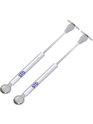 Mikasso Std 2 Adet Dolap Kapak Gazlı Amortisörü Pistonu Mutfak Dolabı Kapağı Hidroliği 120N 27CM Çok Renkli