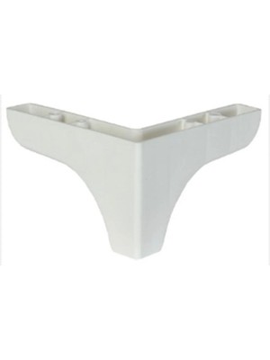 Mikasso Dolap, Tv Ünitesi, Koltuk, Kitaplık Vb.için Bellona Beyaz Lükens Ayak (4 Adet) Beyaz