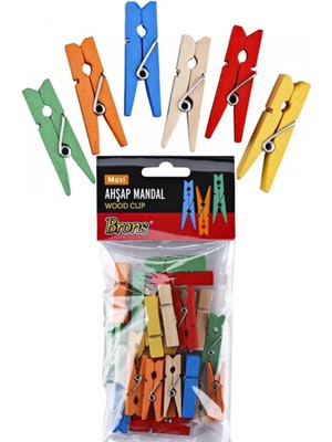 Mikasso Mandal Ahşap Renkli Küçük BR-904 2