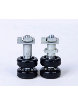 Mikasso Cam Balkon Tekeri 2 Adet, 1 Erkek 1 Dişi, 1 Kertikli 1 Kertiksiz Cam