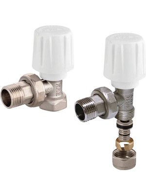 Mikasso 1/2" Köşe Radyatör Petek Vanası Pex 0414309