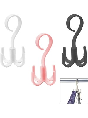 Mikasso 360 Derece Dönerli Aksesuar Askı (4457) Plastik Çok Renkli Tr