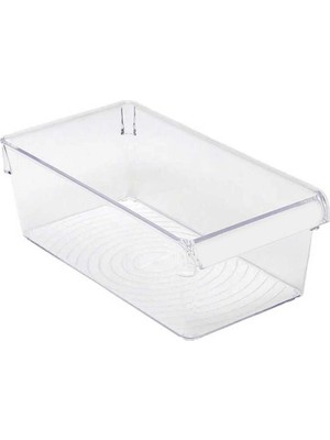 Mikasso Buzdolabı Dolap Içi Düzenleyici Saklama Kabı 290*150*100 Plastik Tr Beyaz