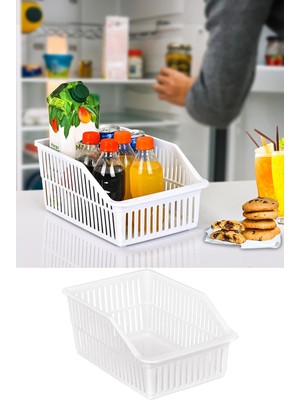 Mikasso Jumbo Mutfak Düzenleyici 5500 ml Dolap & Raf & Buzdolabı Organizeri Plastik