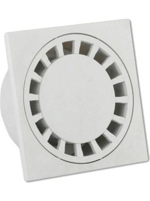 Mikasso Çamur Kovalı Balkon/teras Yer Sifonu / Süzgeci Alttan Çıkışlı 25*25 Q100