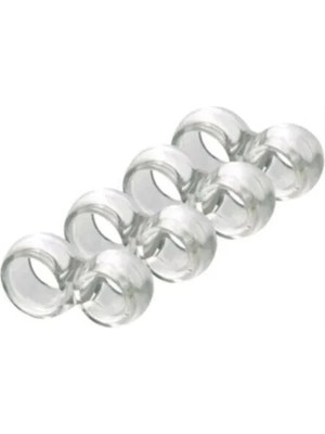 Mikasso Beşel Kapı Kolu Stoperi Şeffaf Kol Tamponu 10 Adet