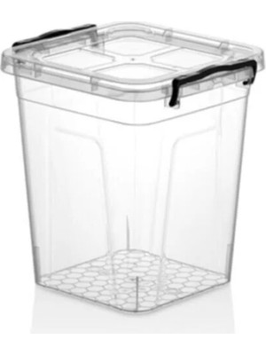 Mikasso 3 No Derin Erzak Saklama Kabı 10 Lt Plastik Turuncu