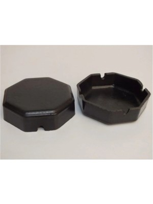 Mikasso Kırılmaz Mika Plastik Küllük - Kül Tablası 10 Lu Plastik Beyaz