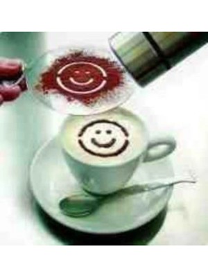 Mikasso 2 Adet Plastik Desenli Kek Pasta Kahve Tatlı Süsleme Şablonları Plastik