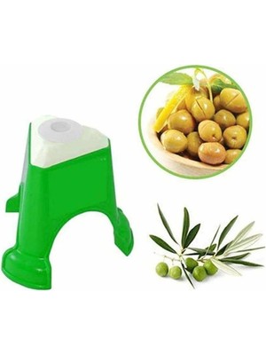 Mikasso Zeytin Çizme Aparatı, Zeytin Çime Aleti Yeşil