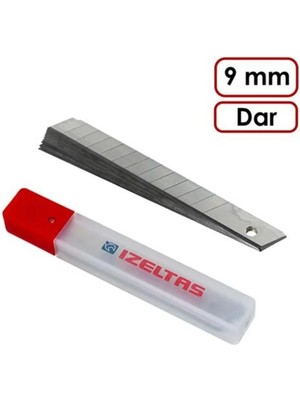 Mikasso 14000005089 Pro Maket Bıçağı Dar Yedek Bıçak 9 mm (10'lu)