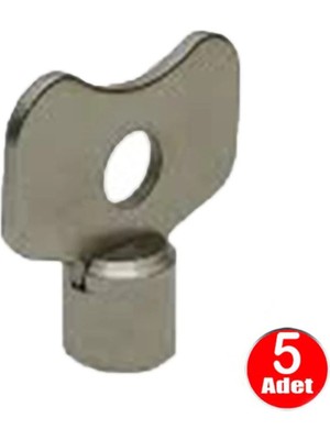 Mikasso Radyatör Purjör Anahtarı Petek Hava Alma Anahtar 5'li Paket