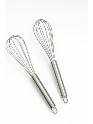 Mikasso Paslanmaz Çelik Çırpıcı – Mutfak Tel Çırpıcı Karıştırıcı Paslanmaz Çelik