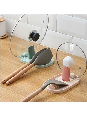 Mikasso Okyanus Plastik Kapak Rafı Tencere Kaşık Saklama ve Kurutma Matı 11,5X18X1,4 (H) cm 1 Adet Plastik M