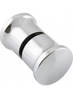 Mikasso 10 mm Bir Çift Cam Kabin Kolu Krom Duşakabin Kolu Abs Üzeri Krom Kaplama Cam