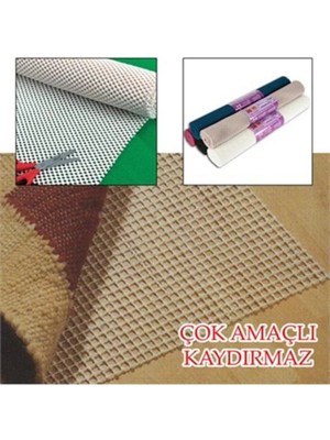 Mikasso 2 Adet Dolap Içi Tezgah Üstü Kaydırmaz Zemin Örtüsü Bagaj Kaydırmaz Rulo Gri