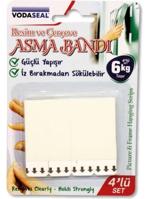 Mikasso Resim Çerçeve Cırt Bant 4lü Paket