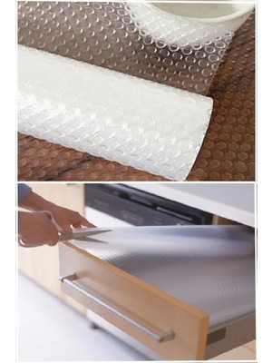 Mikasso Dolap Içi-Çekmece Içi Kaymaz Pıtırcık Raf Örtüsü 45X10 Metre Plastik Turuncu Tr