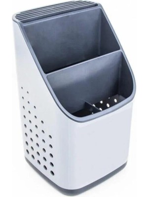 Mikasso Tezgah Üzeris Kaşıklık Antrasit Gri 50840 Plastik Beyaz