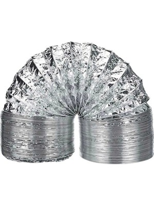 Mikasso Aspiratör Borusu 3 M Telli 127 mm Davlumbaz Borusu Aspiratör