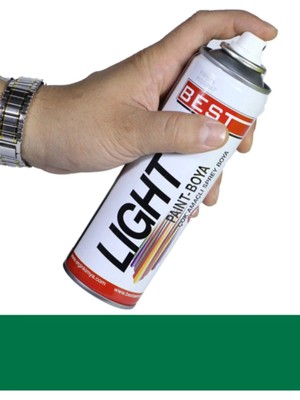 Mikasso Light Yeşil Akrilik Takviyeli Sprey Boya 250 ml Yeşil