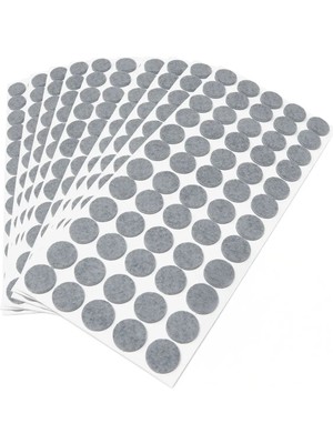Mikasso Yapışkanlı Mobilya Masa Sandalye Parke Zemin Ayak Koruyucu Kaydırmaz Keçesi 24 mm (66'lı Paket) Çok