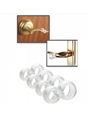 Mikasso Plastik Kapı Kolu Tamponu Stoperi 4 Adet Plastik Kapı Pencere Stoperi Pencere Kolu Stoper 4 Adet