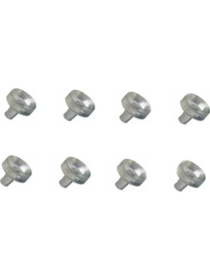 Mikasso Cam Masa Altlığı Silikon Cam Tutucu 12 Adet Gri