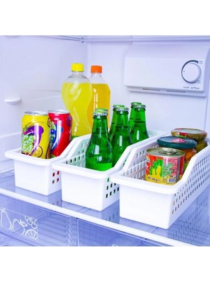 Mikasso 3 Adet Düzenleyici Sepet-Pratik Düzenleyiciler Plastik