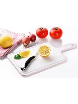 Mikasso Aknur Plastik Kaymaz Saplı Kesim Panosu Plastik Beyaz