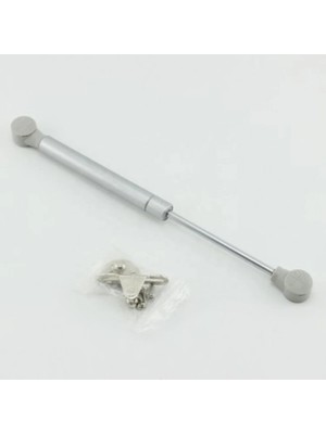 Mikasso Std Dolap Kapak Pistonu A Kalite Mutfak Dolabı Kapağı Gazlı Amortisörlü Piston 100N /27CM Uzun Gri