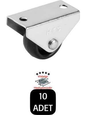 Mikasso Sabit 28'lik Masa Dolap Sehpa Raf Mobilya Tekeri 10 Adet