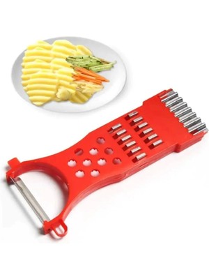 Mikasso Lider Magnesia Çok Amaçlı Soyacak Sebze Meyve Doğrayıcı Pembe