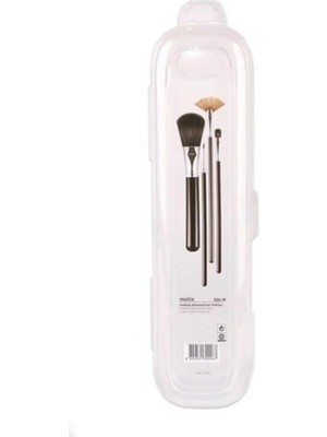 Mikasso Şeffaf Plastik Gondol Saklama Kabı, Multix Vg-06-M Makyaj Aksesuarları Kutusu Turuncu