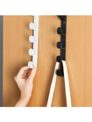 Mikasso Kapıya Monte Çanta Askı Kancası 2’li - Matkap Gerektirmez, Banyo, Yatak Odası ve Dolap Organizasyonu